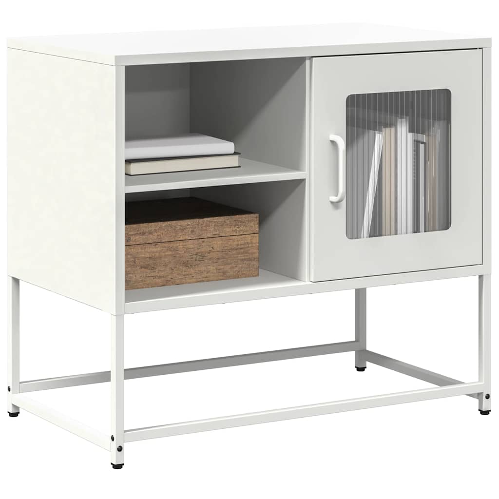 TV ormarić crni 68x39x60,5 cm bijeli