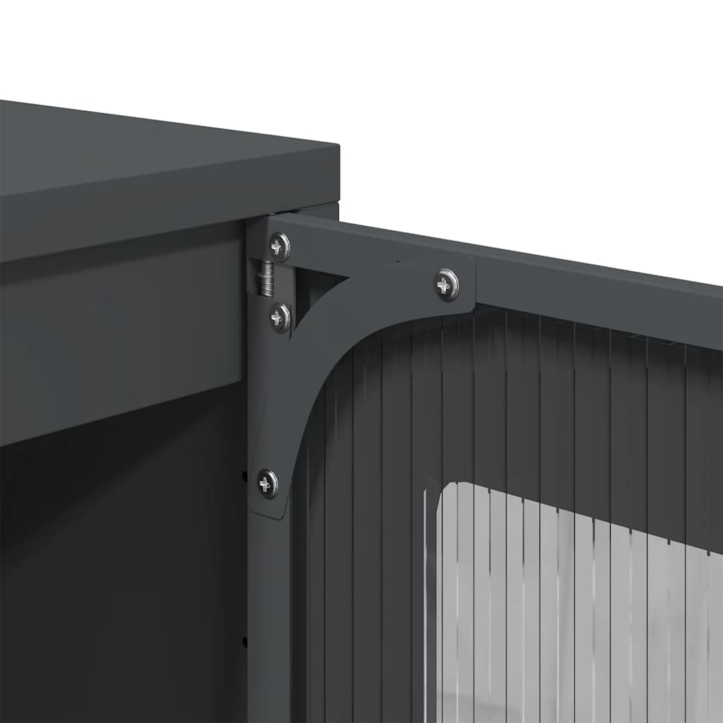 Visoka ploča antracit 36x39x123 cm hladno valjani čelik