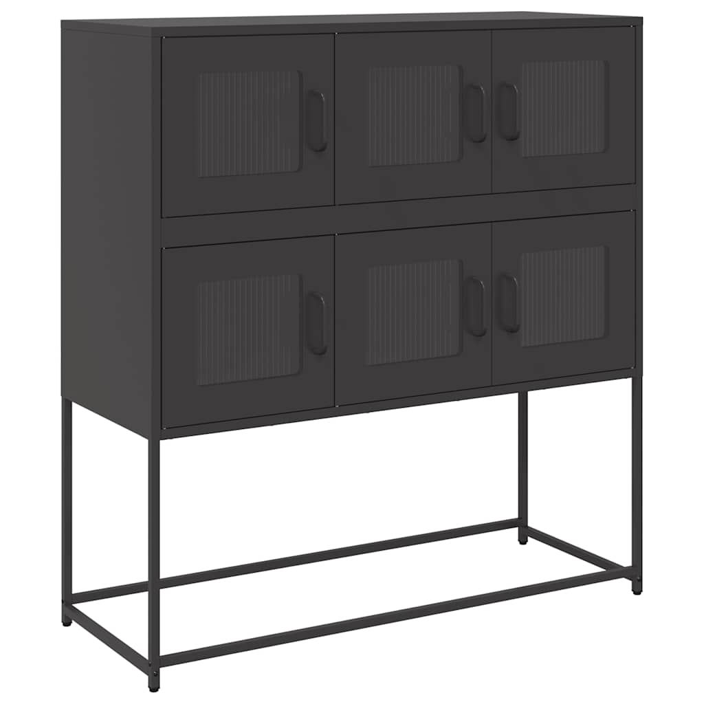 Komoda boja senfa 100,5x39x107 cm hladno valjani čelik
