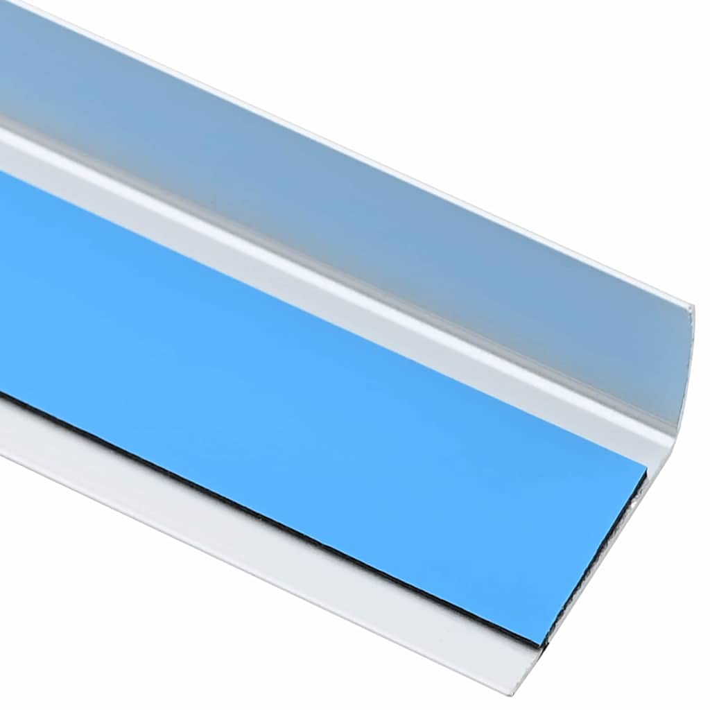 Profili za rubove stepenica 10 pcs Srebrno 67 x 3.5 x 3 cm