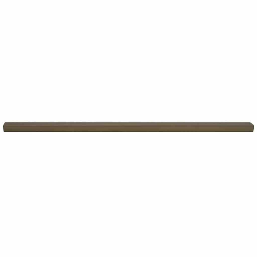 Profili za rubove stepenica 10 pcs Smeđa 67 x 3.5 x 3 cm