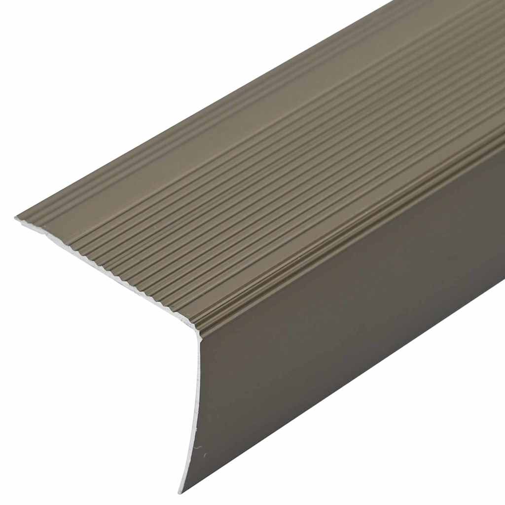 Profili za rubove stepenica 10 pcs Šampanjca 67 x 3.5 x 3 cm