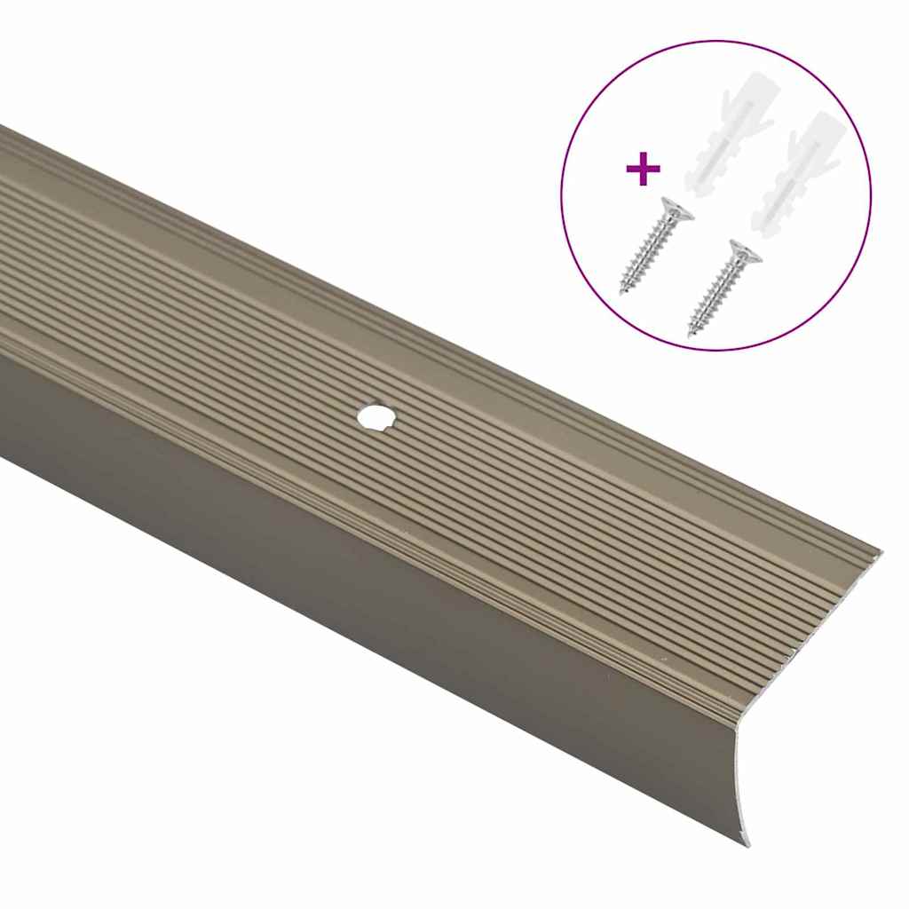 Profili za rubove stepenica 30 pcs Šampanjca 67 x 3.5 x 3 cm