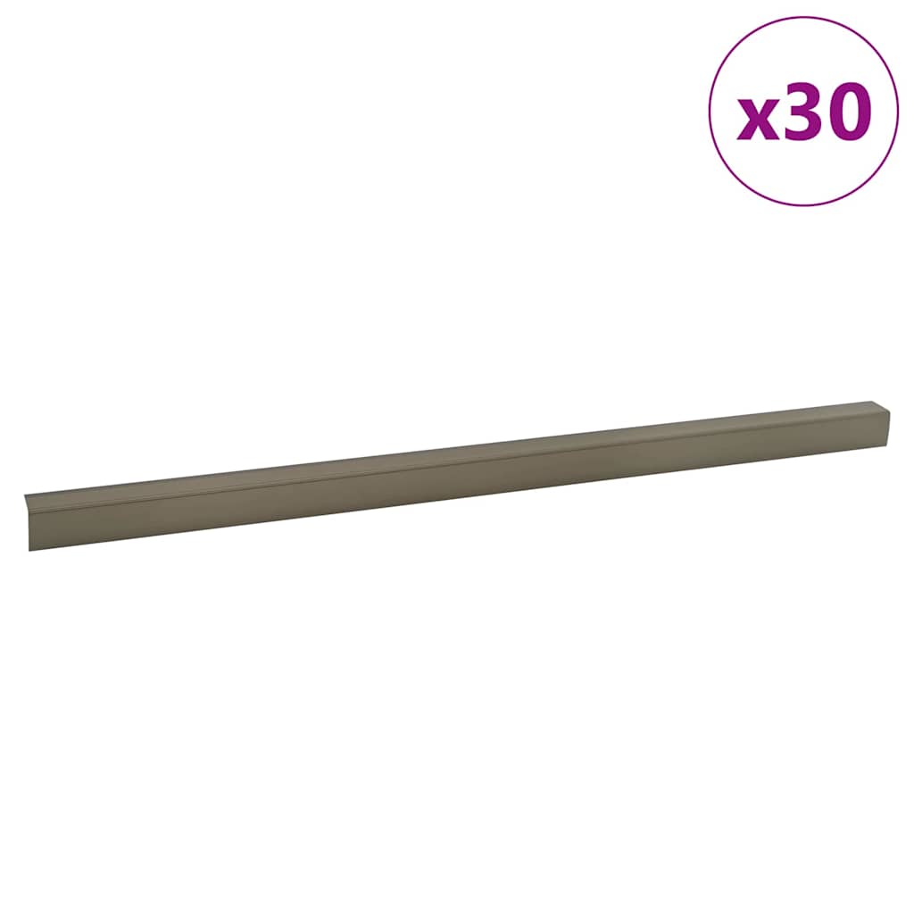 Profili za rubove stepenica 30 pcs Šampanjca 67 x 3.5 x 3 cm