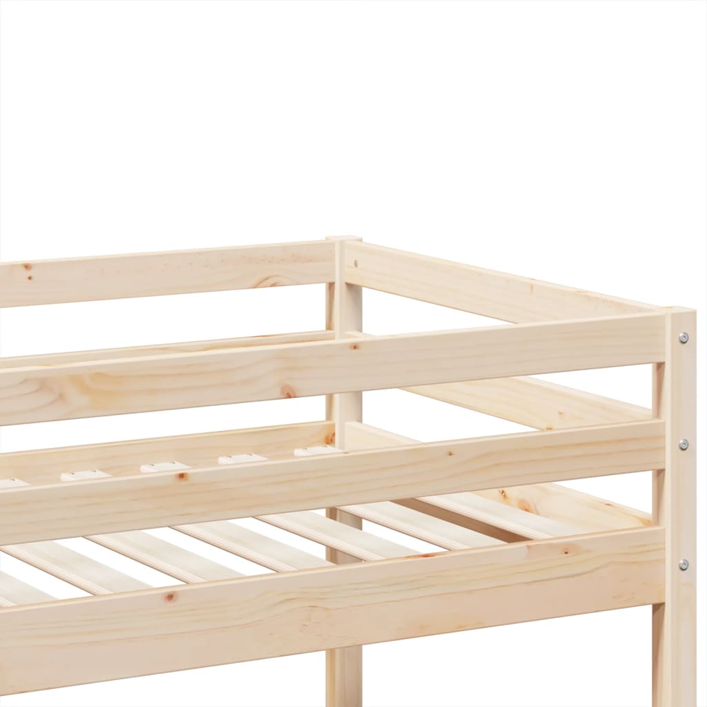 Krevet na kat 80 x 200 cm od masivne borovine