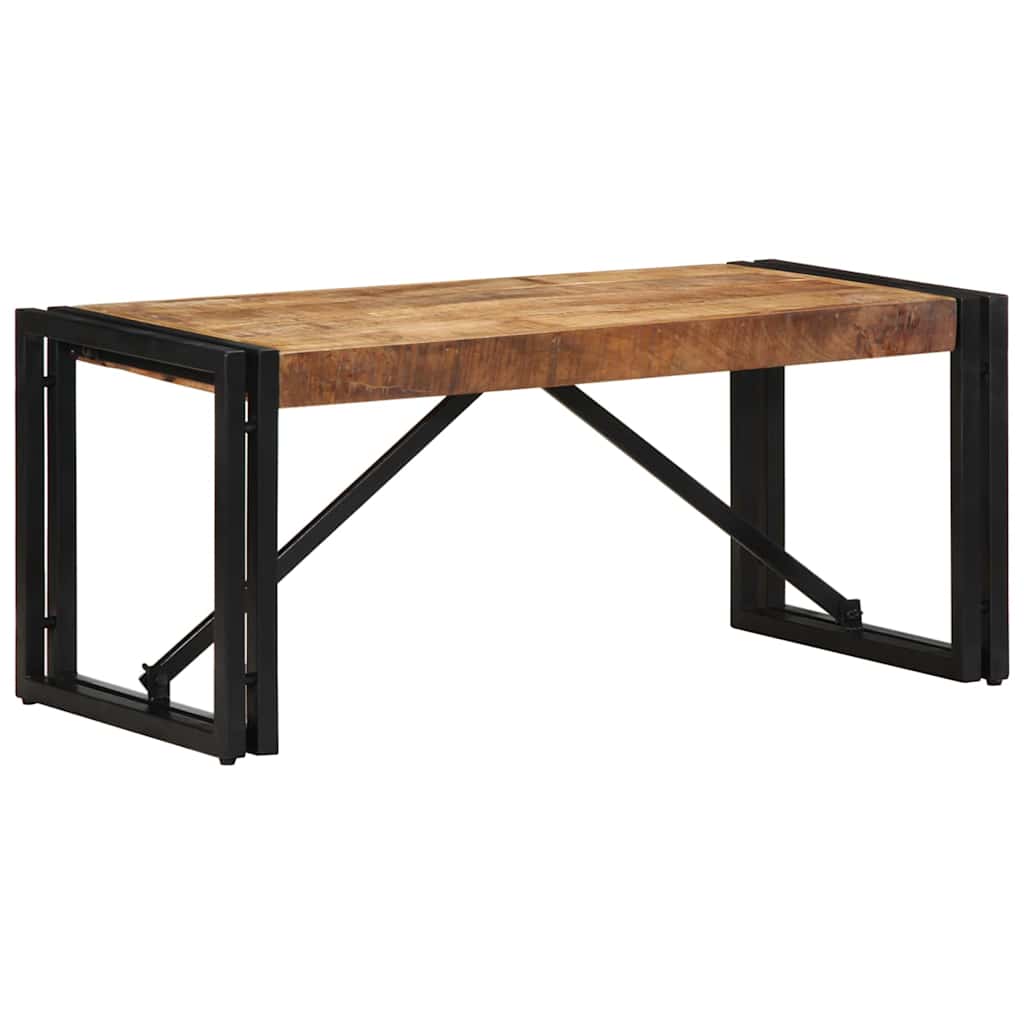 Stolić za kavu 80x40x35 cm od masivnog grubog drva manga