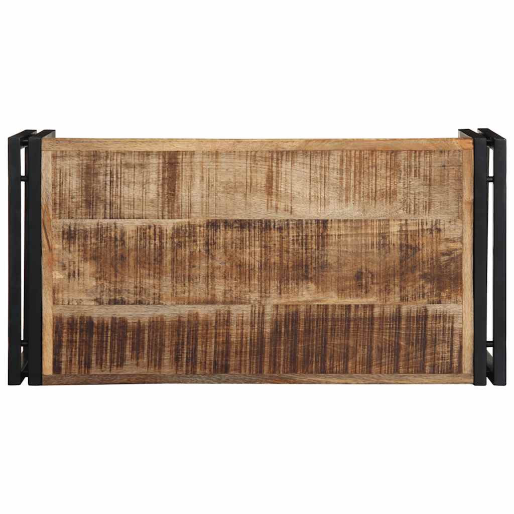 Stolić za kavu 80x40x35 cm od masivnog grubog drva manga
