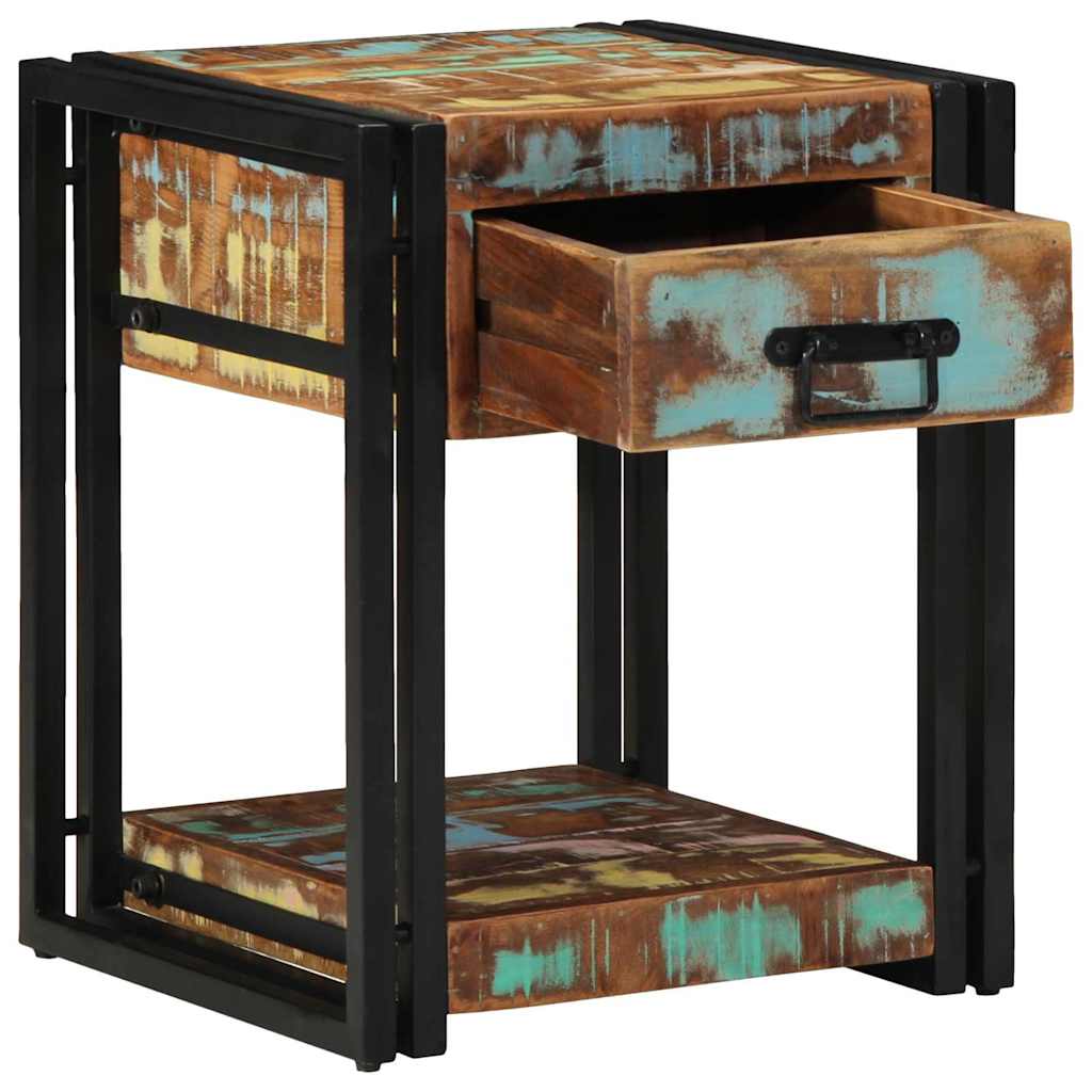 Noćni ormar 2 pcs 40 x 40 x 50 cm Čvrsto drvo iz reciklaže