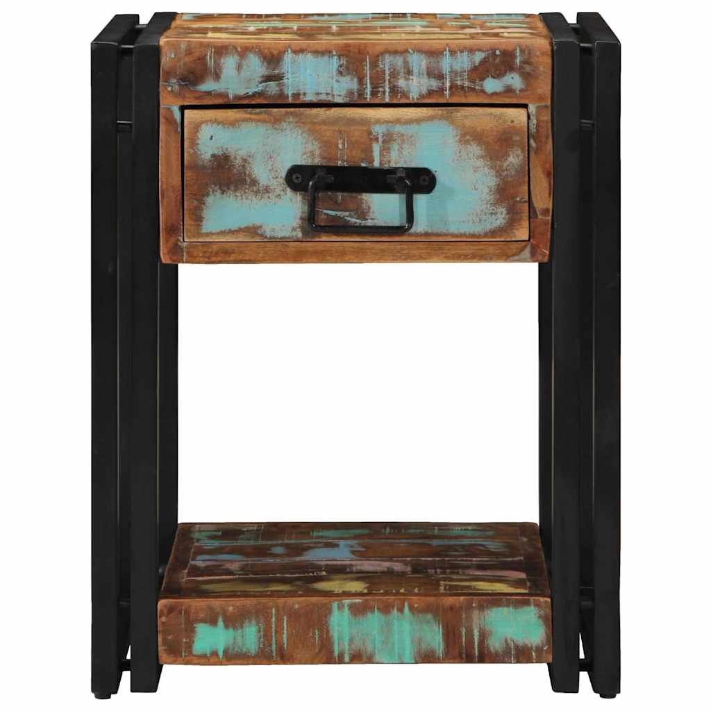 Noćni ormar 2 pcs 40 x 40 x 50 cm Čvrsto drvo iz reciklaže