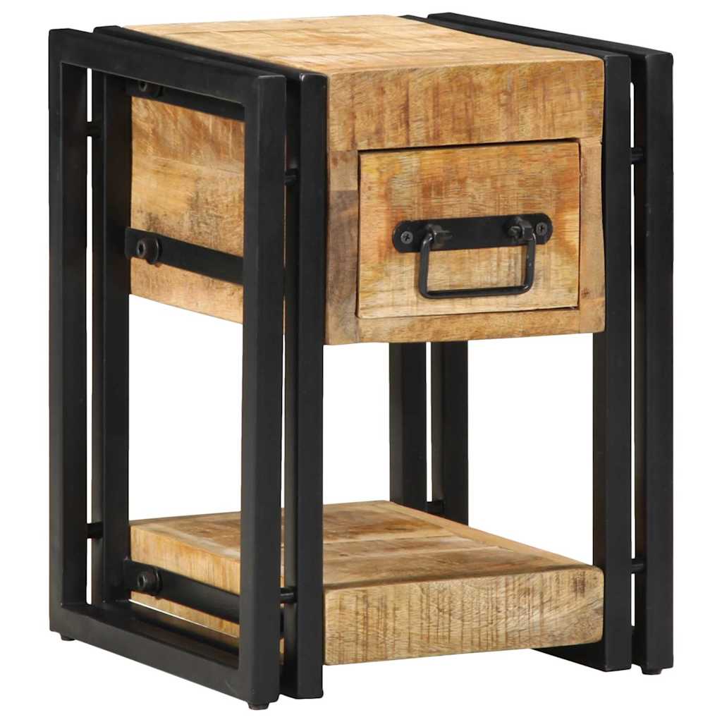 Noćni ormar 2 pcs Smeđa 30 x 30 x 40 cm Čvrsto drvo manga