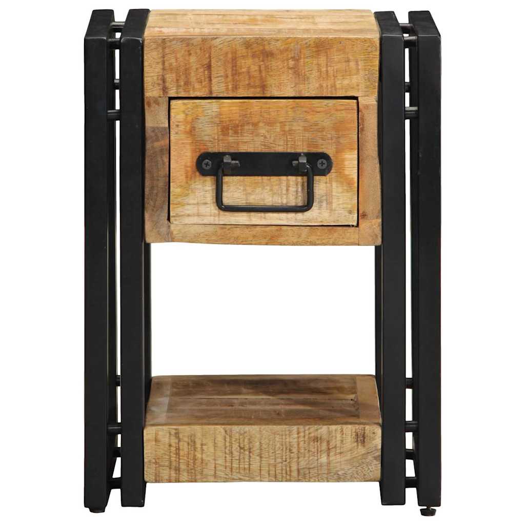 Noćni ormar 2 pcs Smeđa 30 x 30 x 40 cm Čvrsto drvo manga