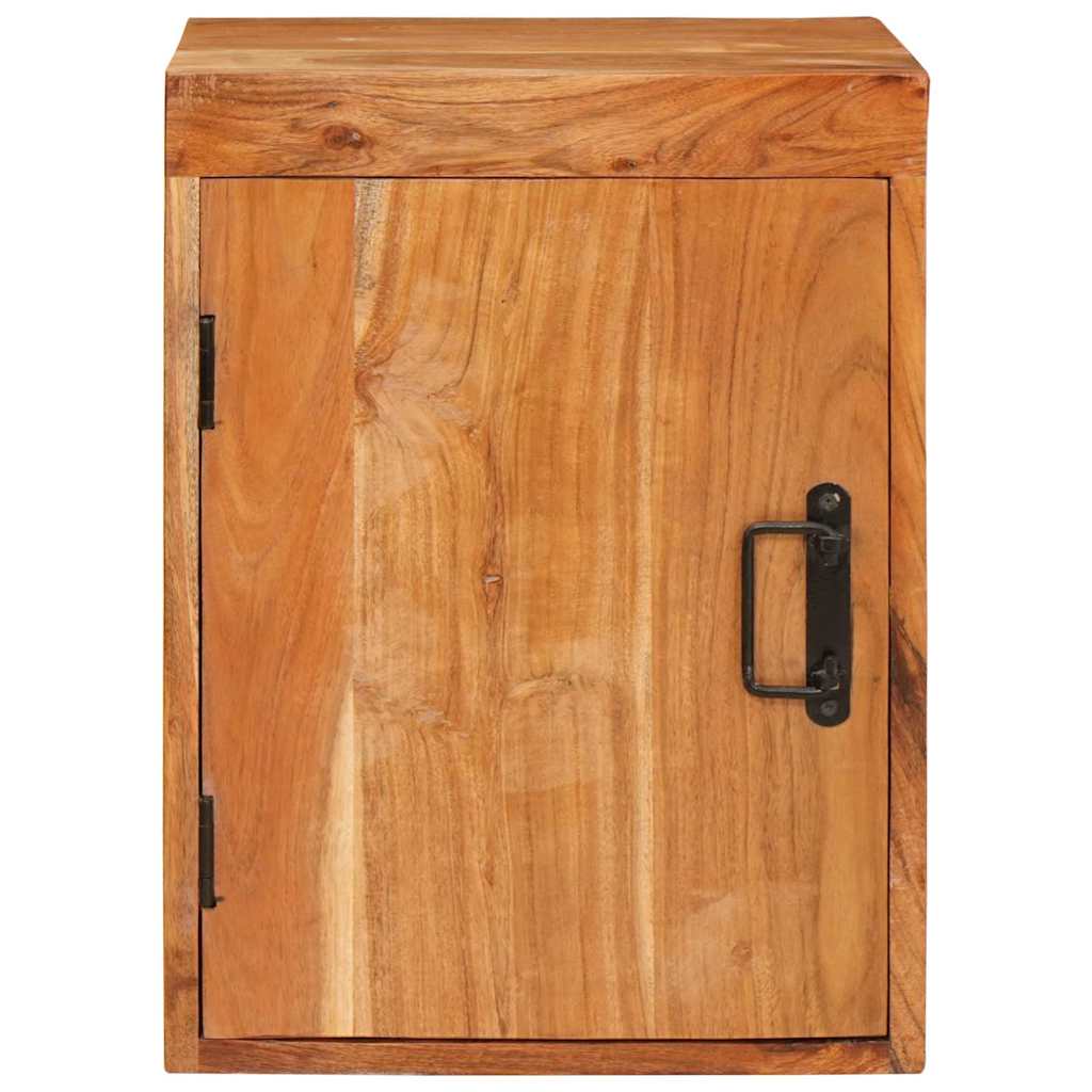 Noćni ormarić 2 pcs Smeđa 35 x 33 x 48 cm Masivni drvo akacija