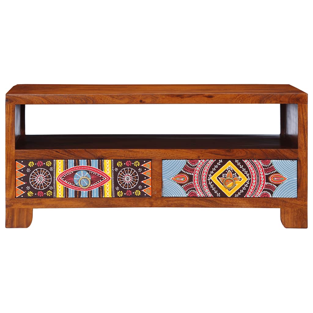 Stolić za kavu 90x50x40 cm od masivnog drva bagrema