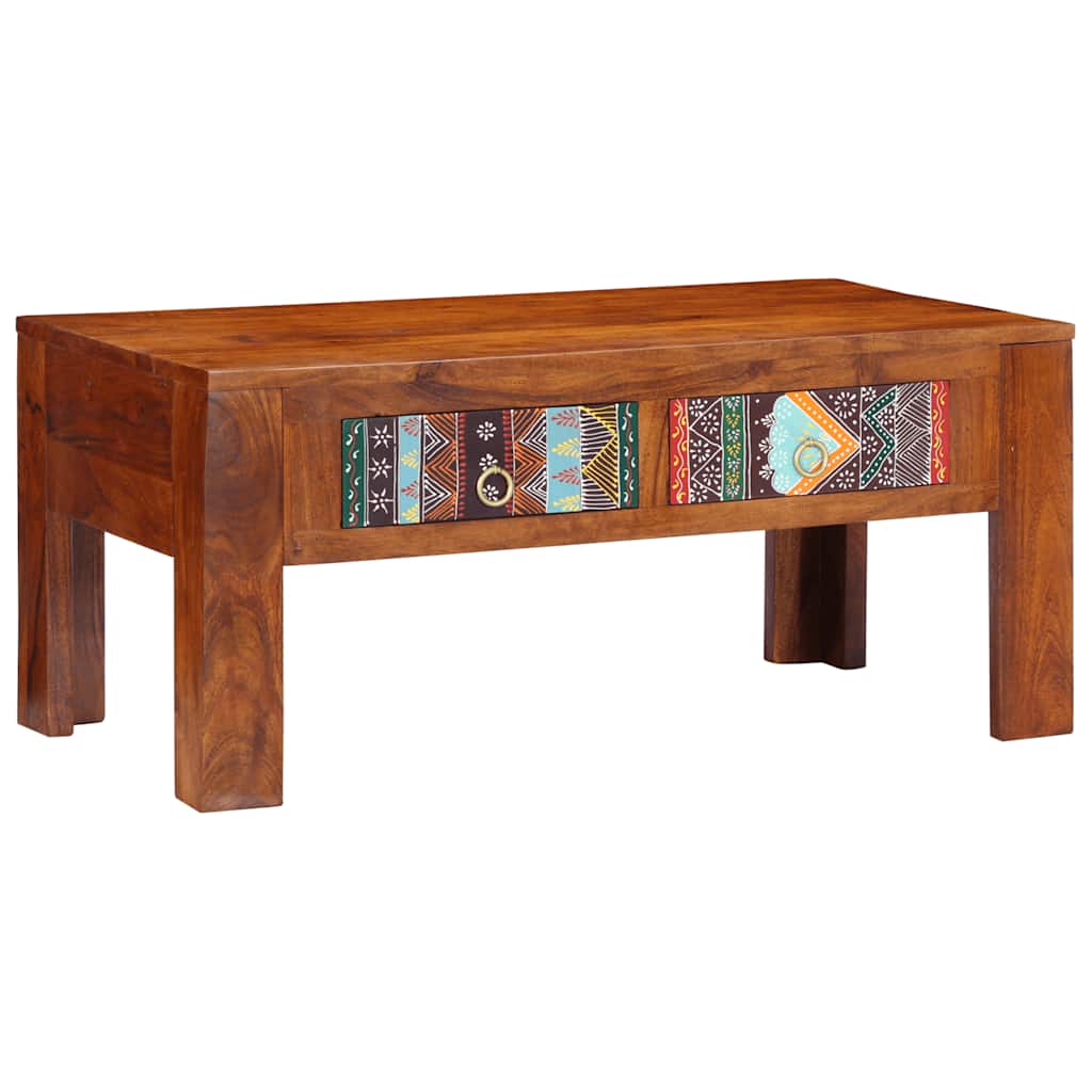 Stolić za kavu 90x50x40 cm od masivnog drva bagrema