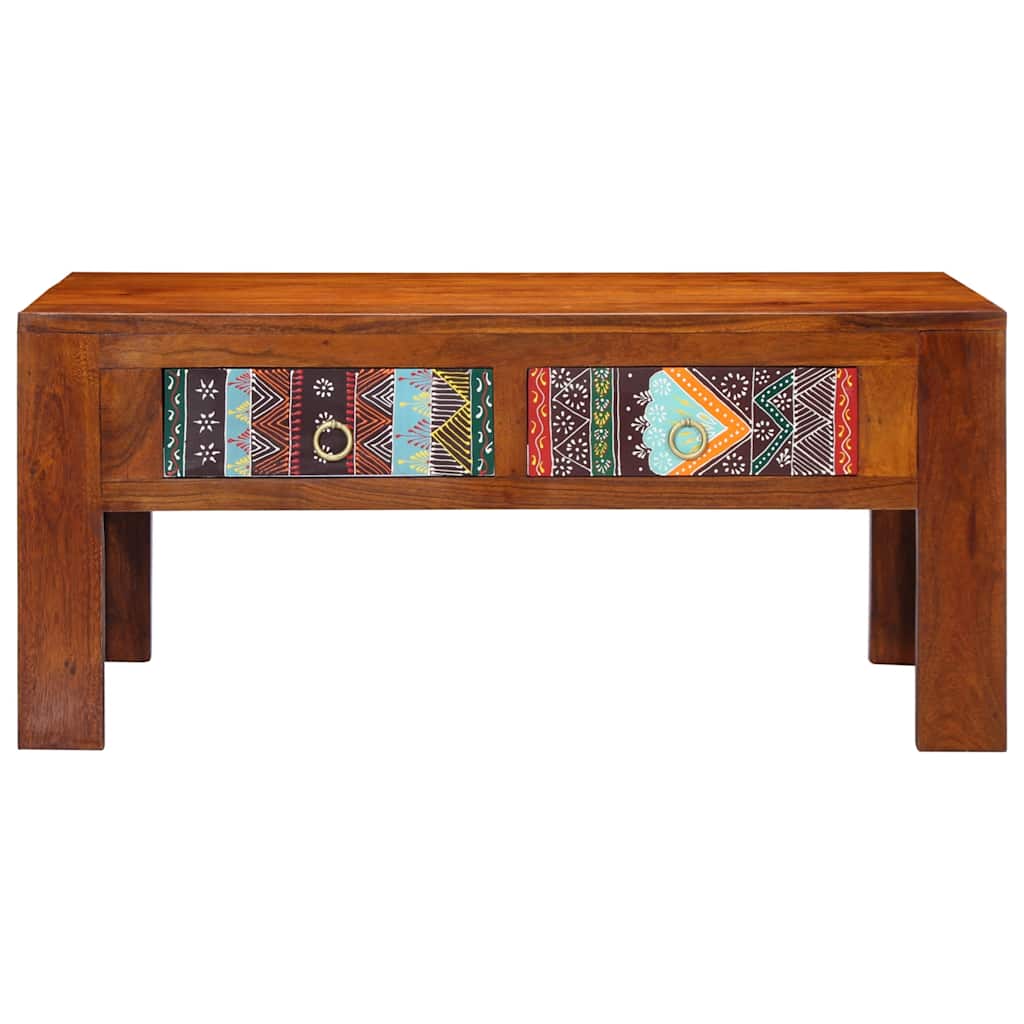 Stolić za kavu 90x50x40 cm od masivnog drva bagrema