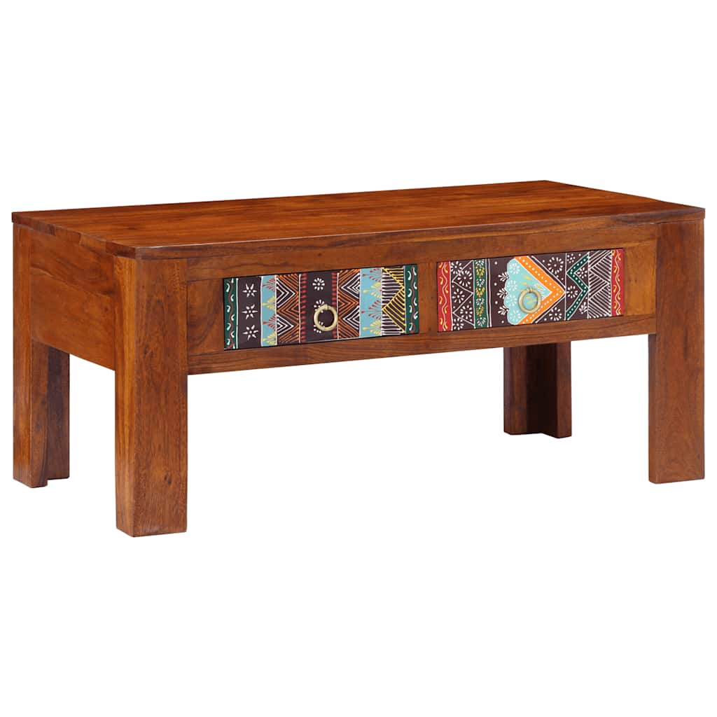 Stolić za kavu 90x50x40 cm od masivnog drva bagrema
