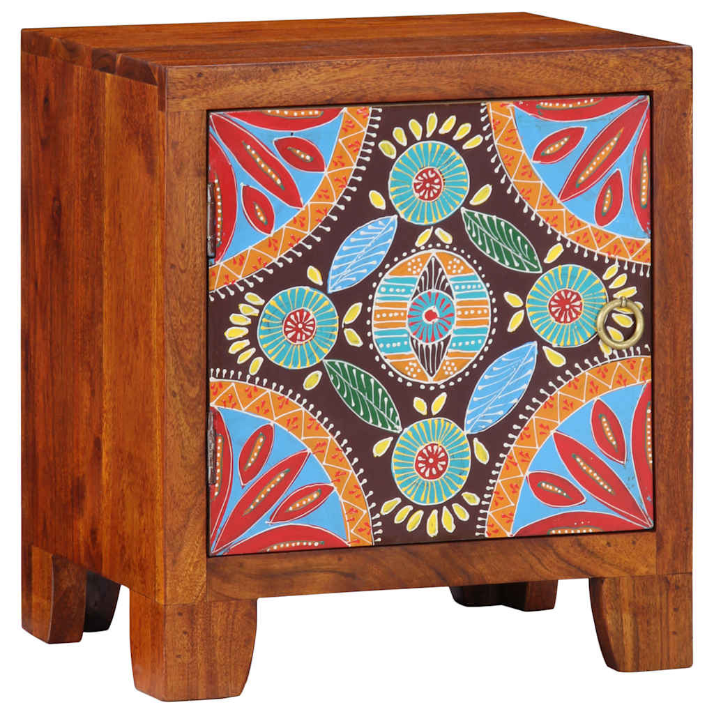 Noćni ormarić 40x30x45 cm puno drvo bagrem