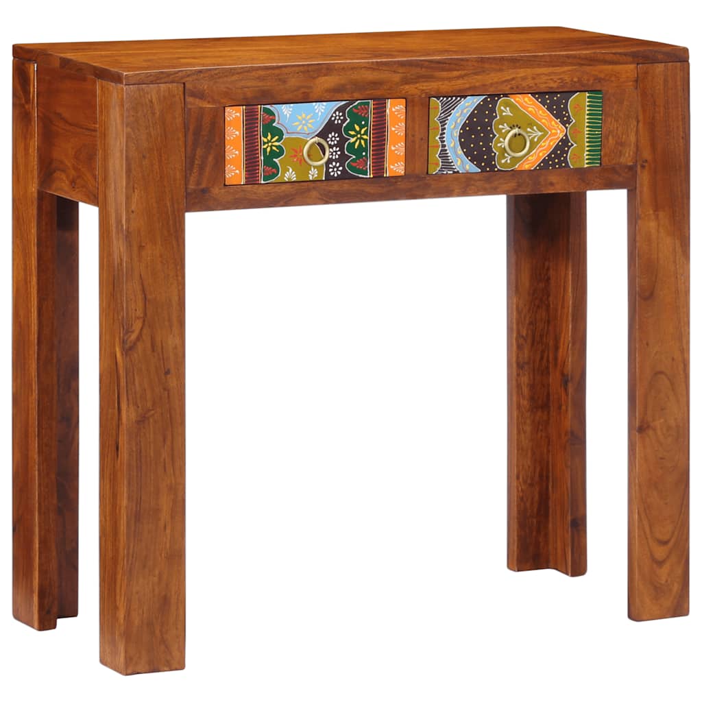 Konzolni stol 80x35x75 cm puno drvo bagrem