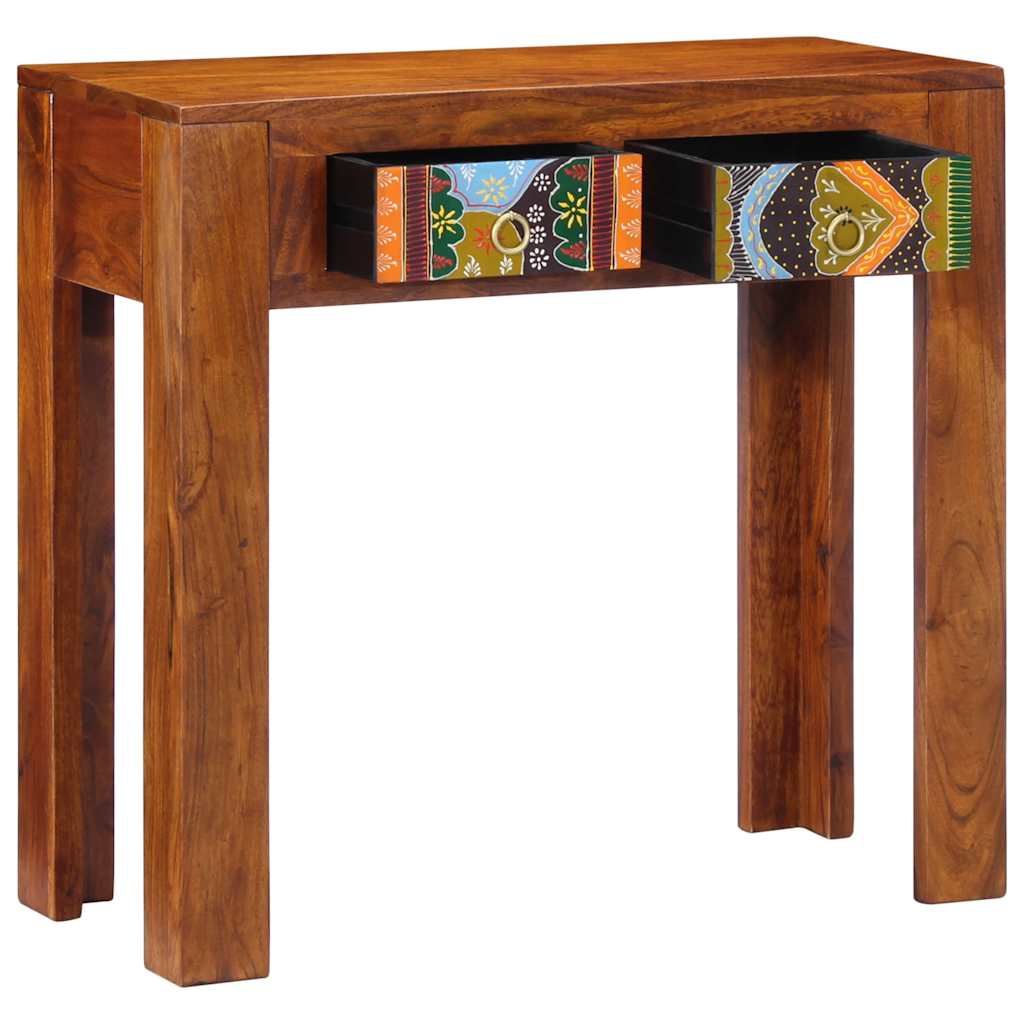 Konzolni stol 80x35x75 cm puno drvo bagrem