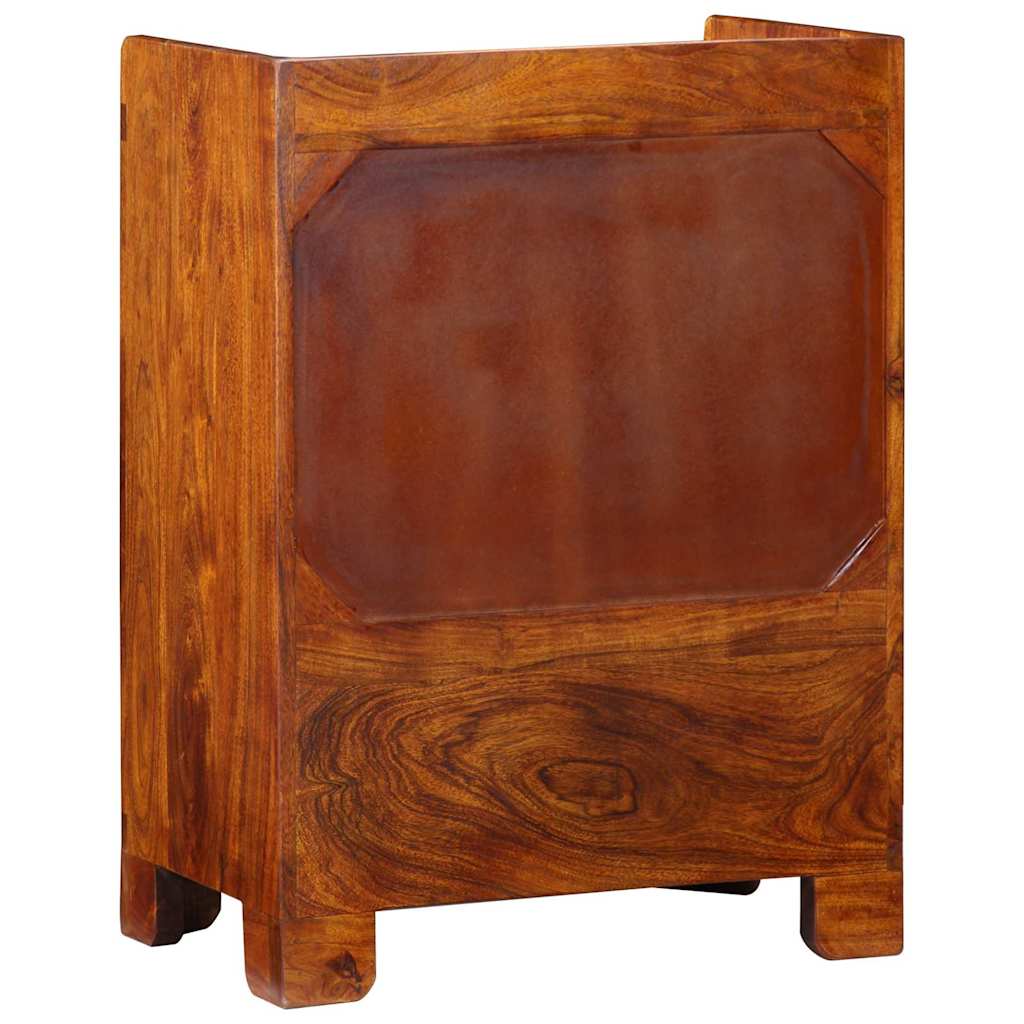 Ormar za cipele Smeđa 55 x 35 x 75 cm Čvrsto drvo akacije