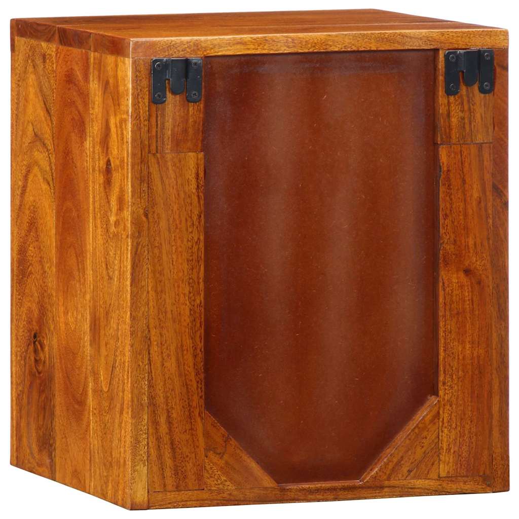 Noćni ormar 2 pcs Smeđa 35 x 30 x 40 cm Čvrsto drvo akacije