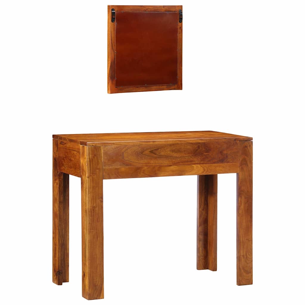 Toaletni stol Smeđa 90 x 45 x 75 cm Čvrsto drvo akacije