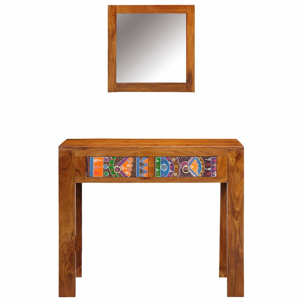 Toaletni stol Smeđa 90 x 45 x 75 cm Čvrsto drvo akacije