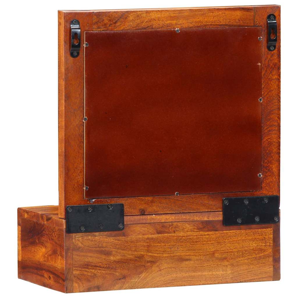 Ormar za Zid Smeđa 40 x 20 x 50 cm Čvrsto drvo akacije