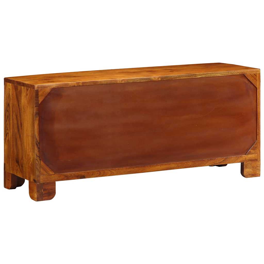 Klupa za cipele s pohranom Medeno smeđa 100 x 35 x 45 cm