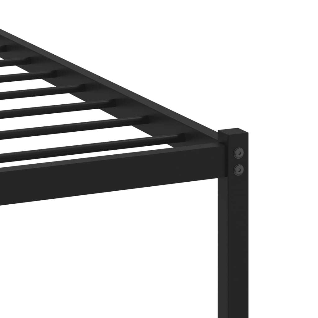 Metalni okvir kreveta bez madraca boja hrasta 100x200 cm