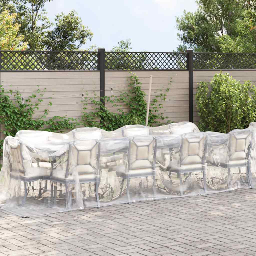 Prozirna cerada s ušicama 2x12 m polietilen