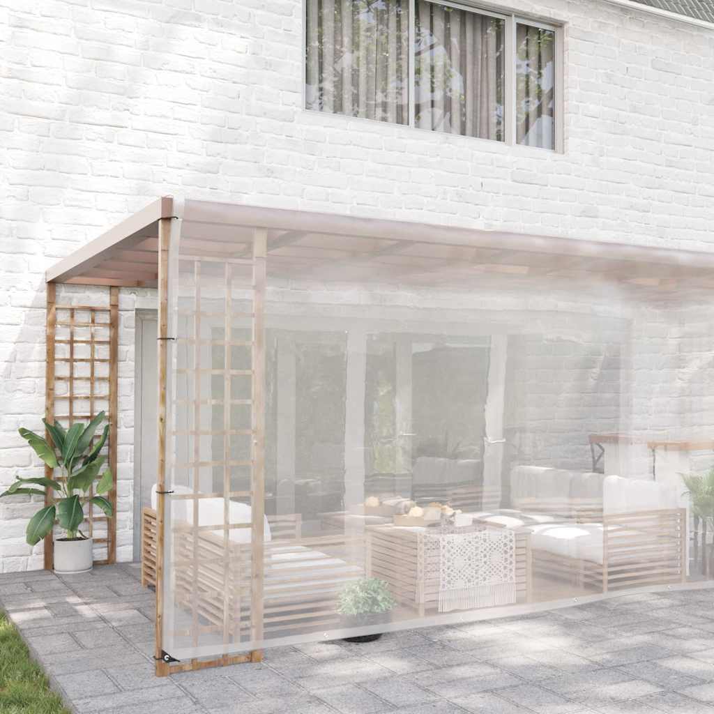 Prozirna cerada s ušicama 5x12 m polietilen