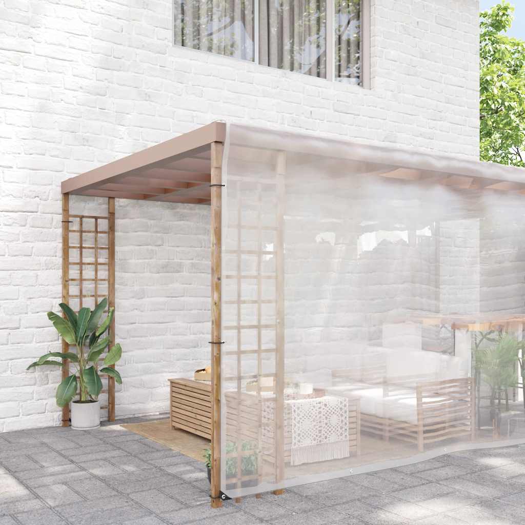Prozirna cerada s ušicama 8x10 m polietilen