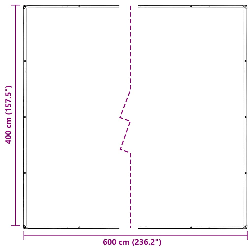 Prozirna cerada s ušicama 4x6 m PVC