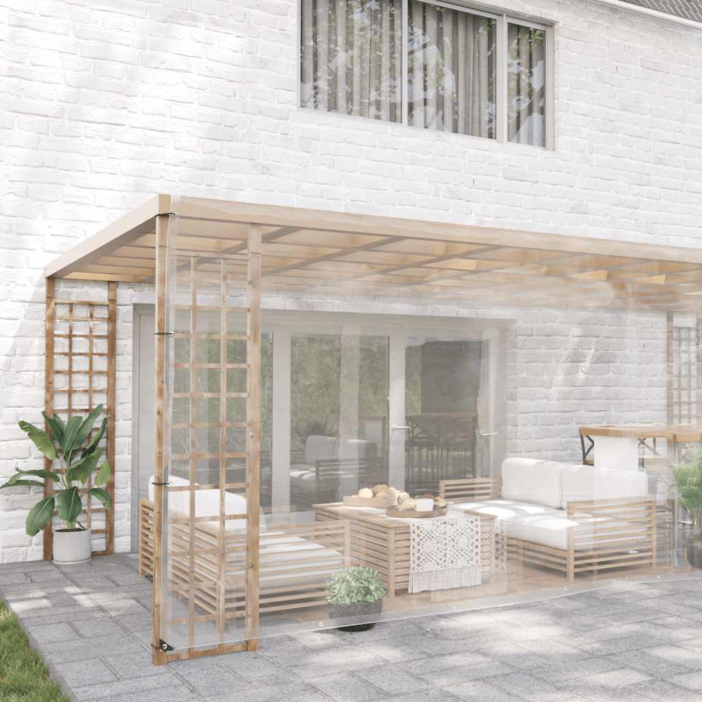 Prozirna cerada s ušicama 5x10 m PVC