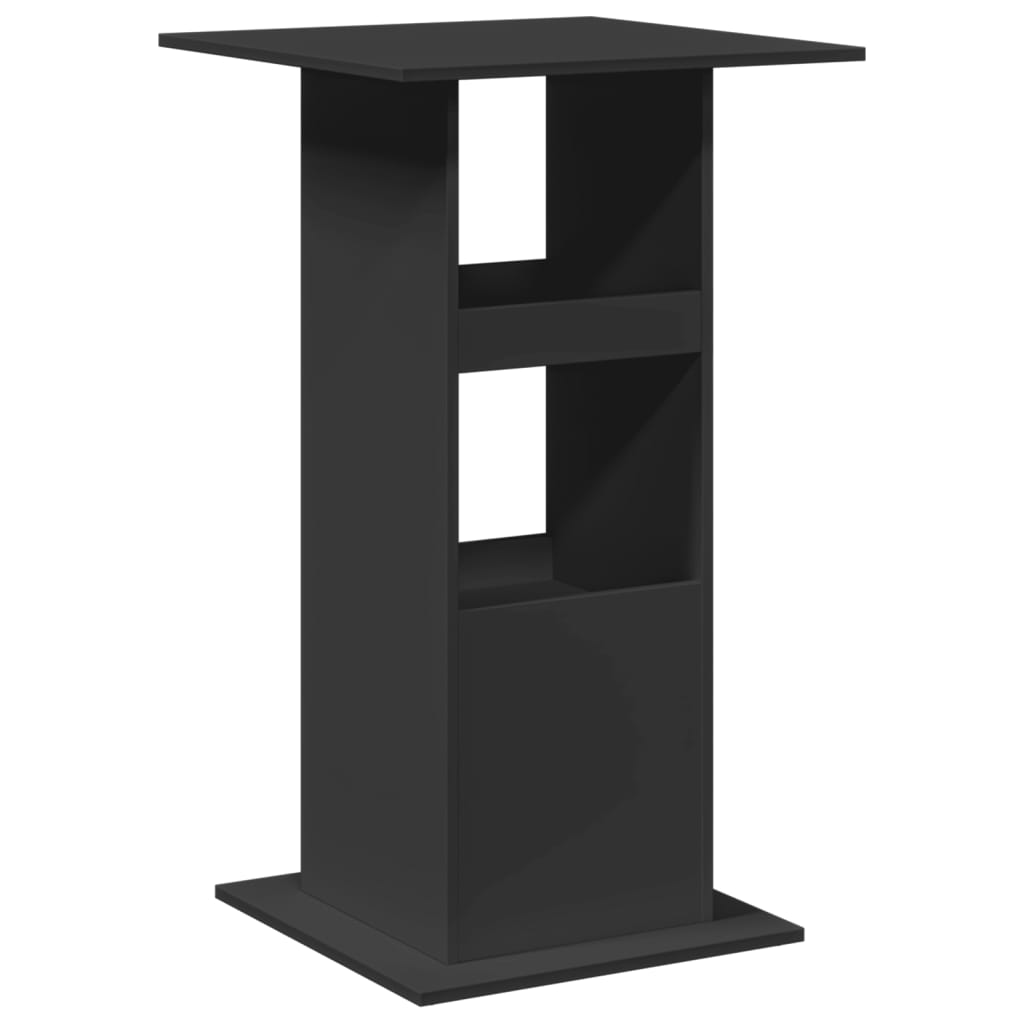 Barski stol s prostorom crni 60x60x102 cm konstruirano drvo