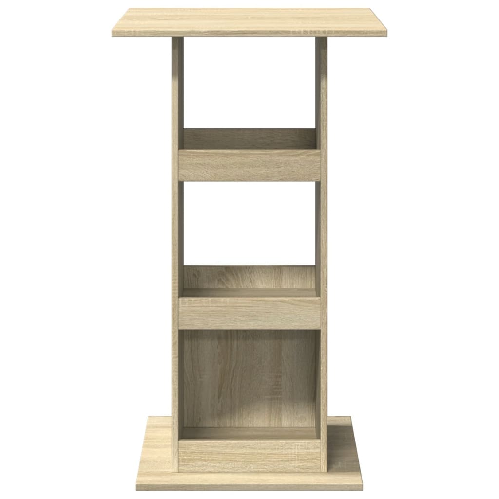 Barski stol s prostorom boja hrasta sonome 60x60x102 cm drveni