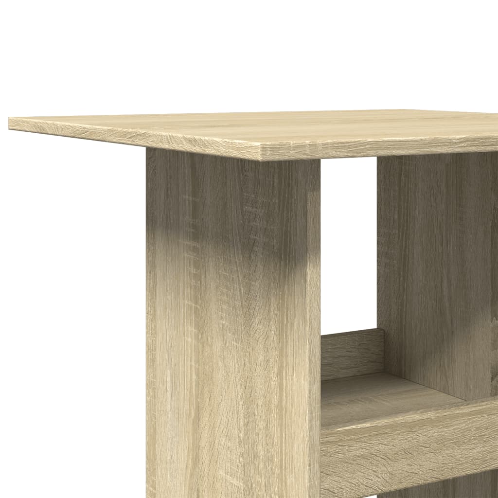 Barski stol s prostorom boja hrasta sonome 60x60x102 cm drveni