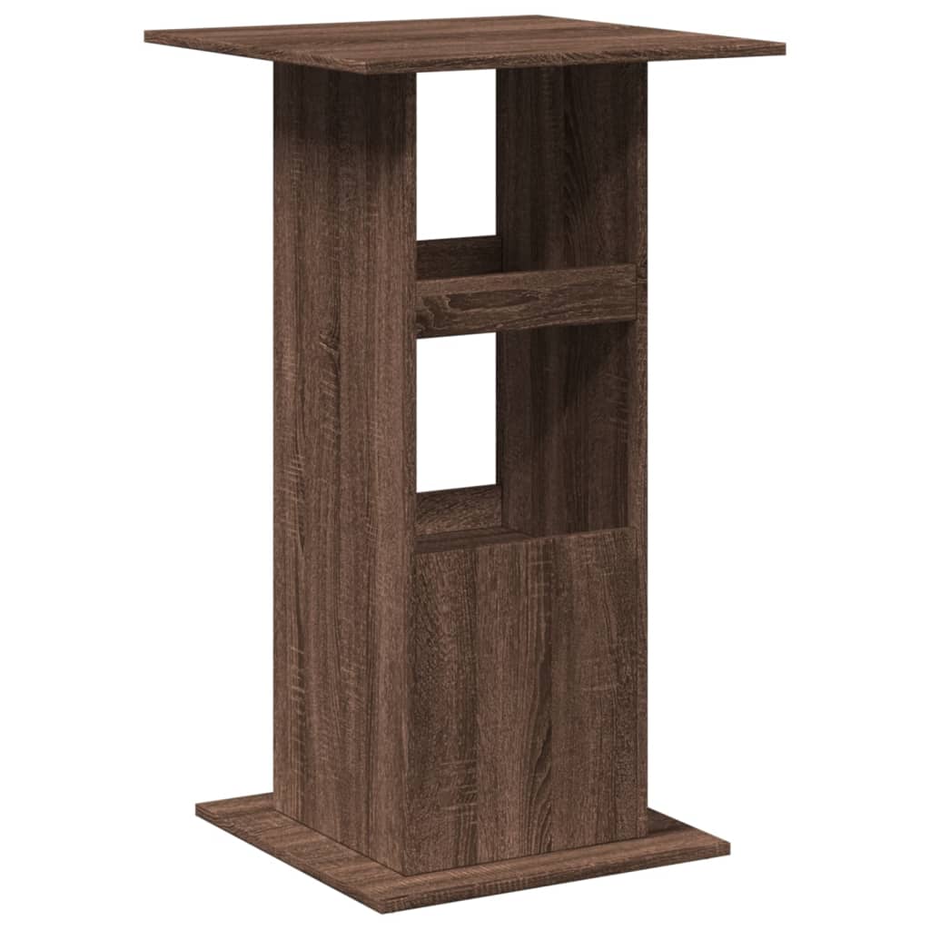 Barski stol s prostorom smeđa boja hrasta 60x60x102 cm drveni