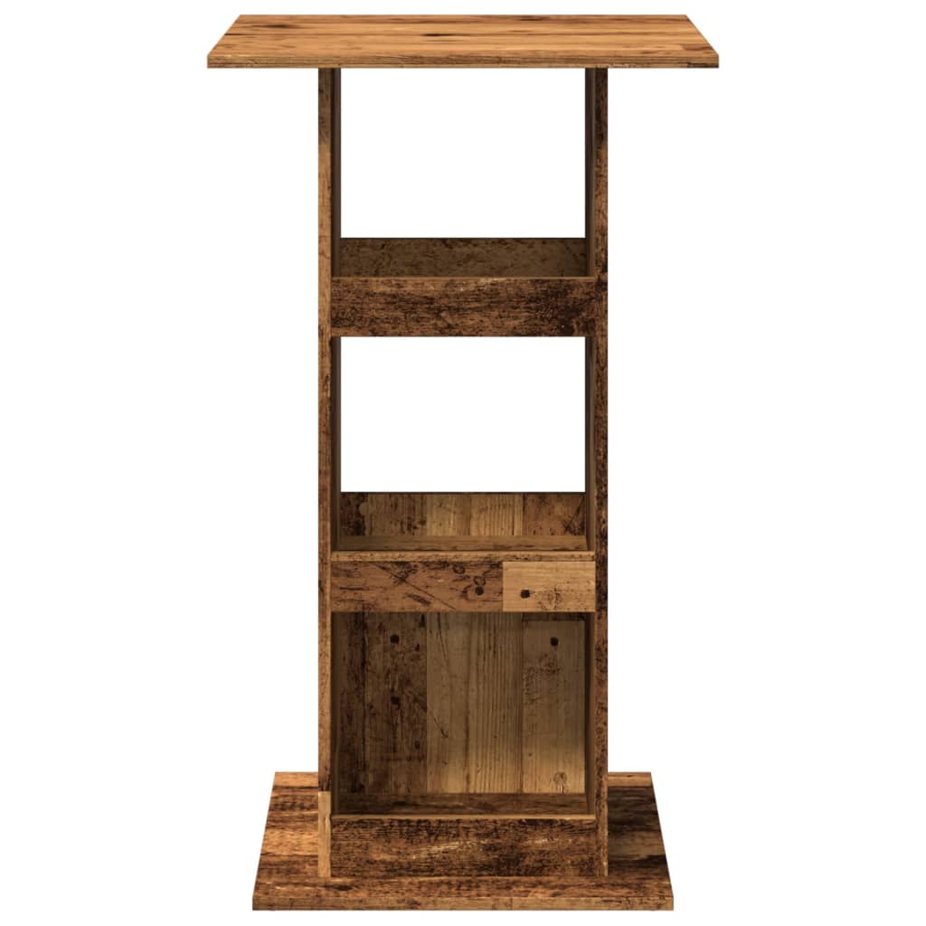 Barski stol s prostorom boja drva 60x60x102cm konstruirano drvo
