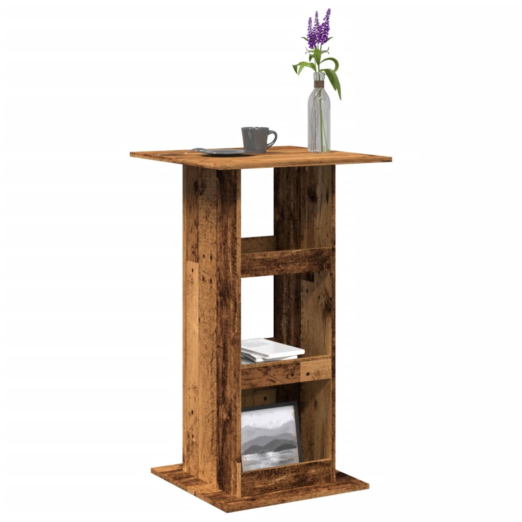 Barski stol s prostorom boja drva 60x60x102cm konstruirano drvo