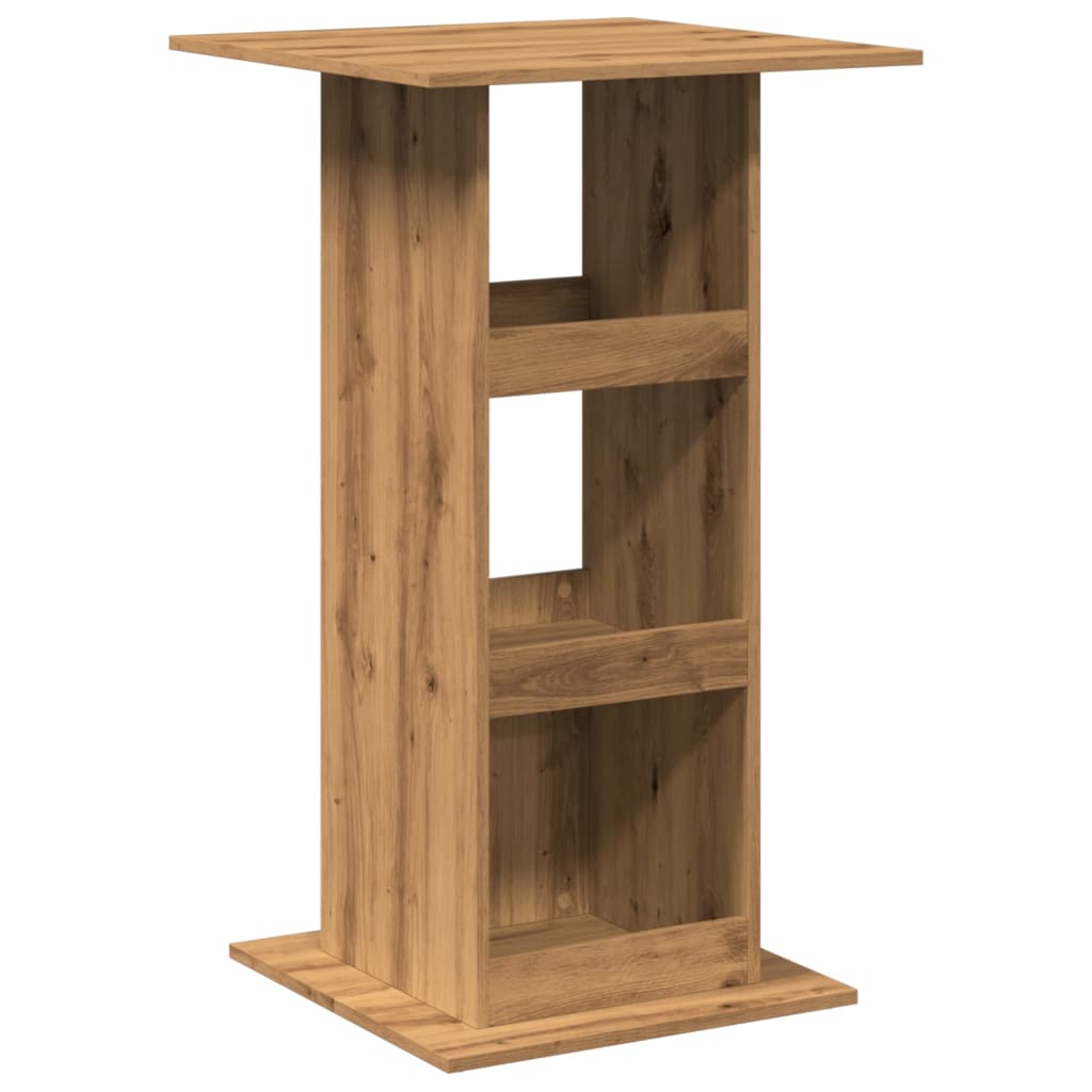 Barski stol s prostorom boja artisian hrast 60x60x102 cm drveni