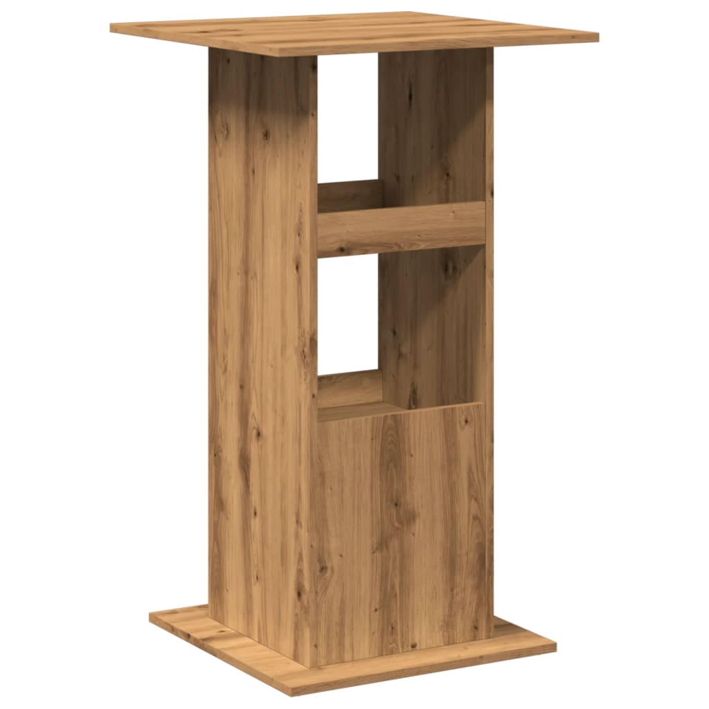 Barski stol s prostorom boja artisian hrast 60x60x102 cm drveni