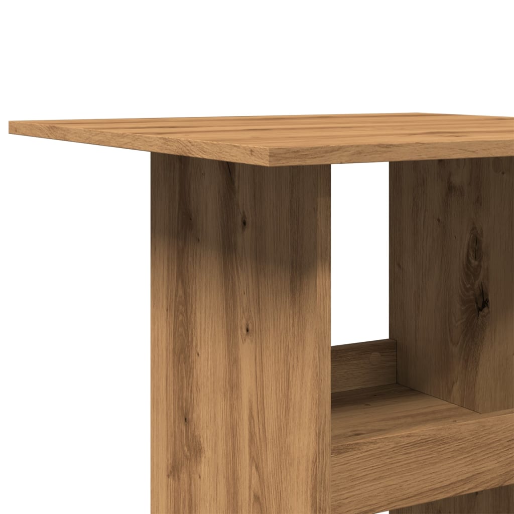 Barski stol s prostorom boja artisian hrast 60x60x102 cm drveni