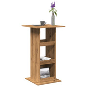 Barski stol s prostorom boja artisian hrast 60x60x102 cm drveni