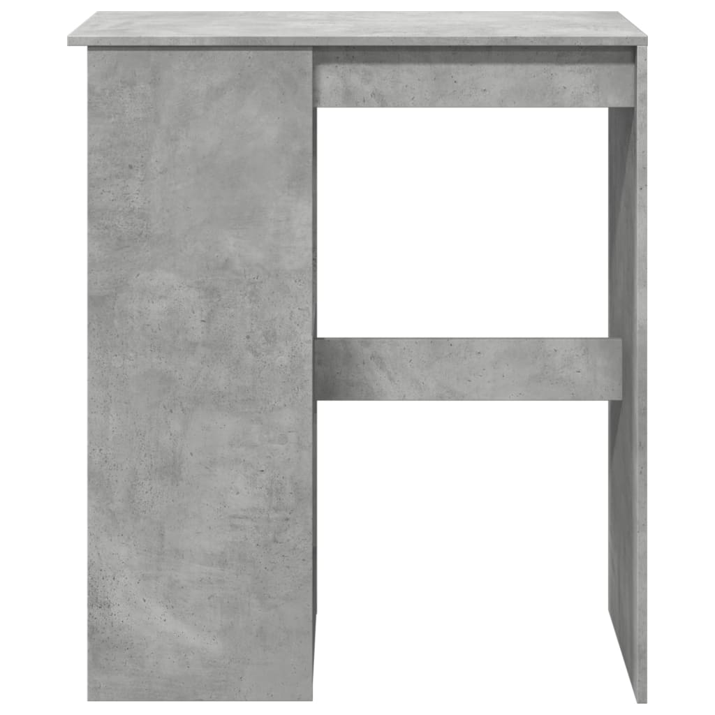 Barski stol s držačima boja betona 90x47,5x103,5 cm drveni