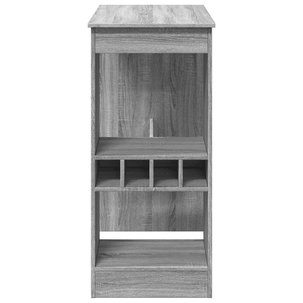 Barski stol s držačima boja hrasta 90x47,5x103,5 cm drveni