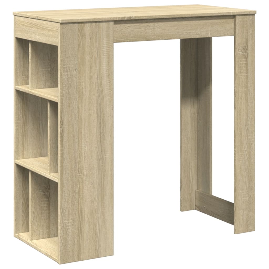 Barski stol s stalcima boja hrasta 102 x 50 x 103,5 cm drveni