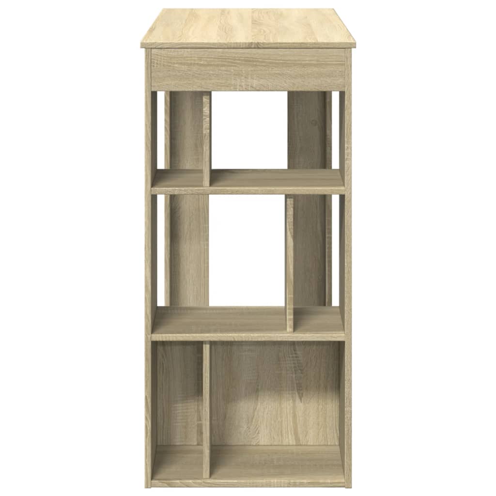 Barski stol s stalcima boja hrasta 102 x 50 x 103,5 cm drveni