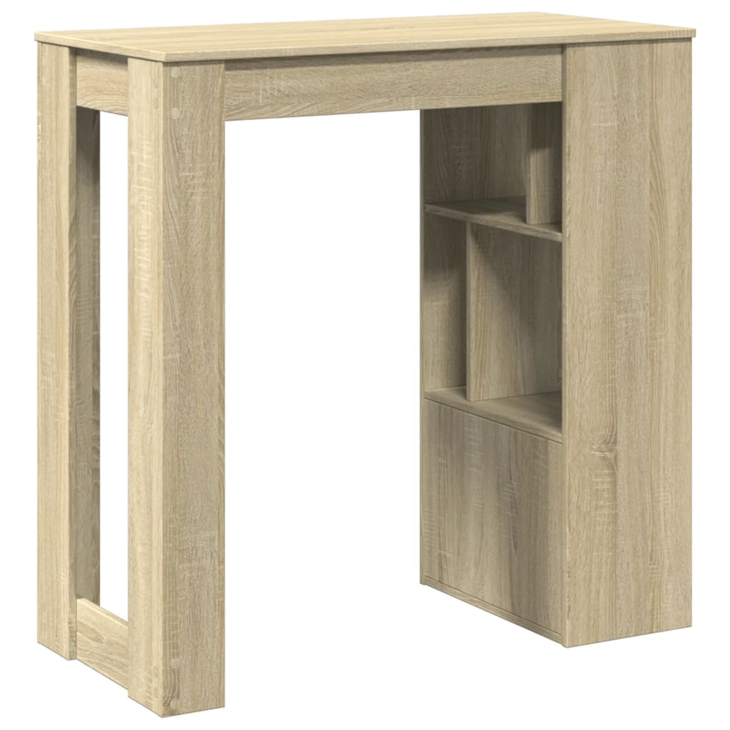 Barski stol s stalcima boja hrasta 102 x 50 x 103,5 cm drveni